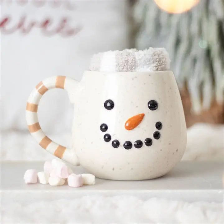 Tasse Snowman + chaussettes